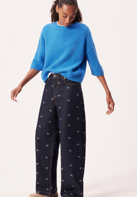 Romy Embroidered Floral Jeans