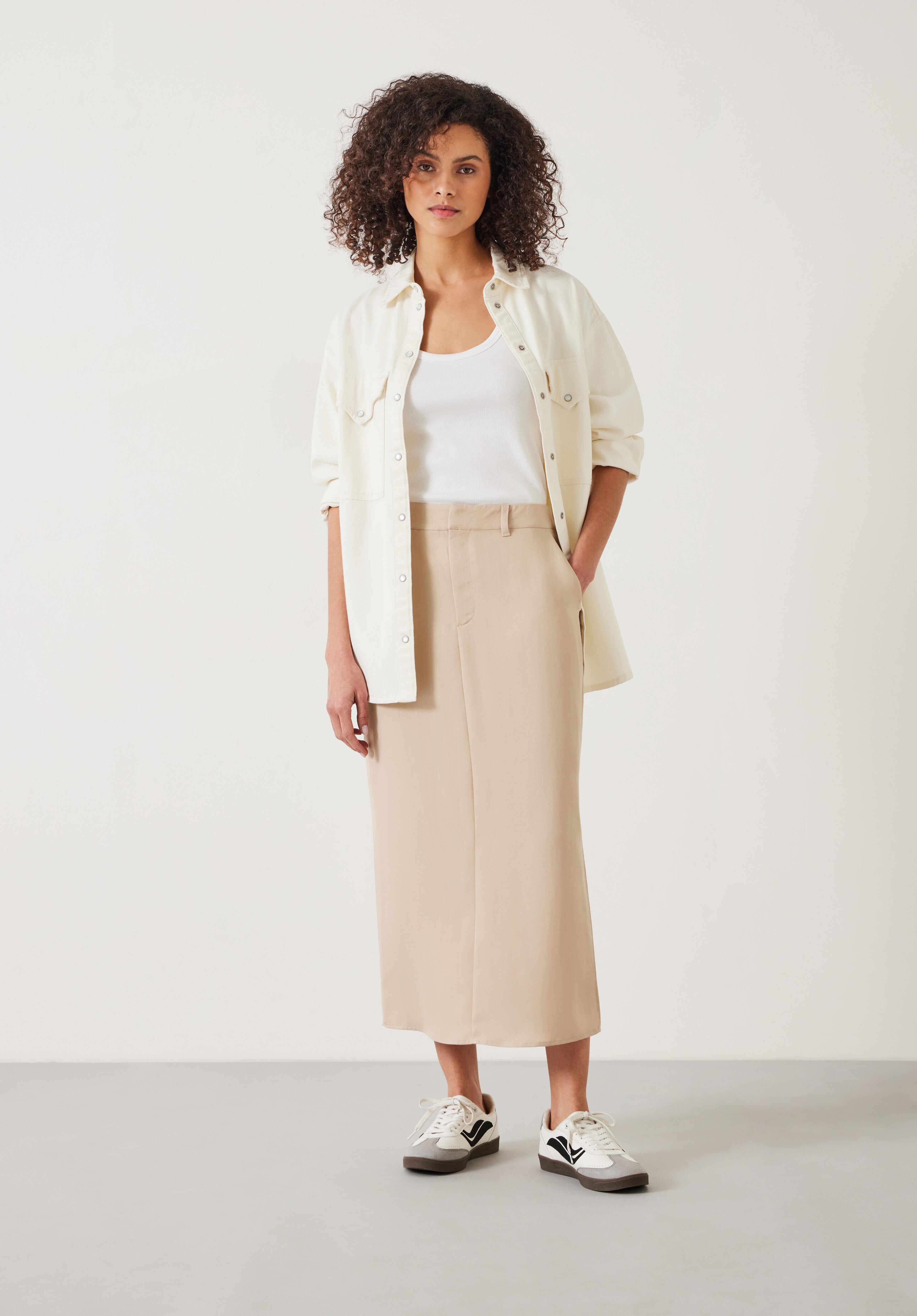 Heidi Midi Skirt | Sand | hush