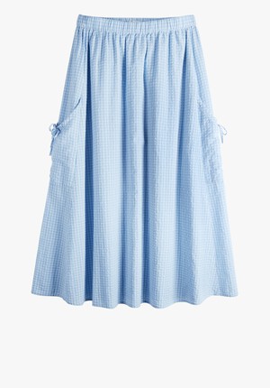 Neela Checked Maxi Skirt