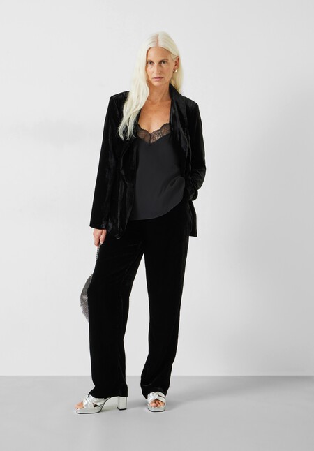 Marina Velour Blazer