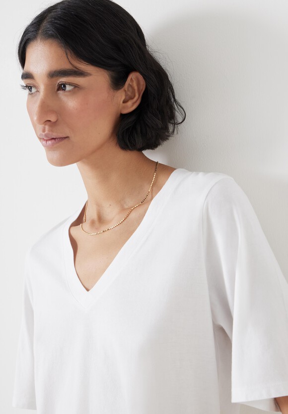 Reece V Neck Drapey T-Shirt