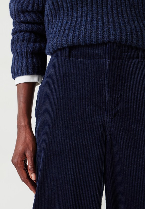 Wide Leg Cord Trousers