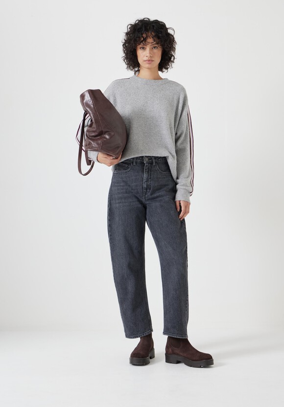 Lydia Ottoman Stripe Crew Neck Jumper