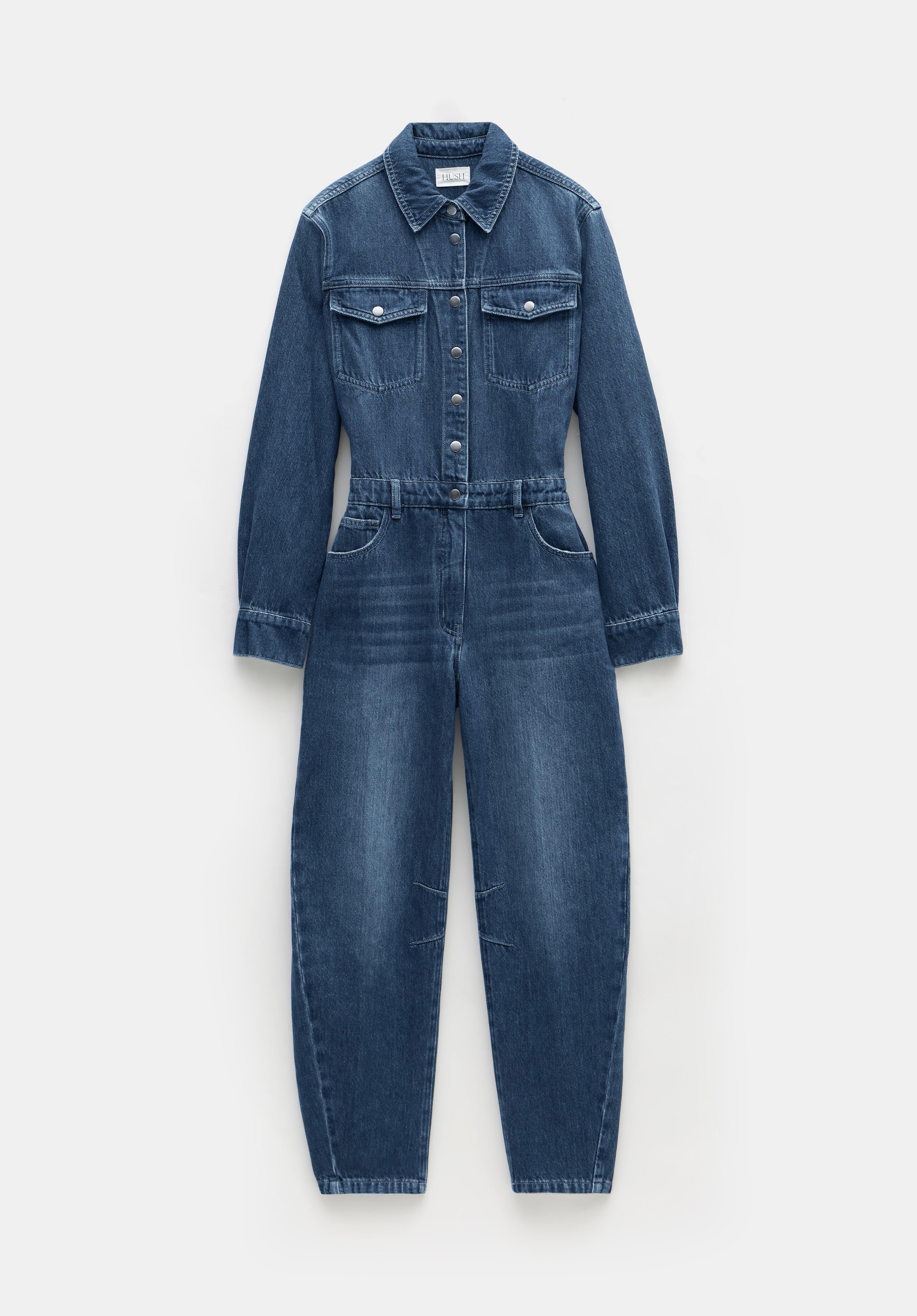 Hush denim jumpsuit shop
