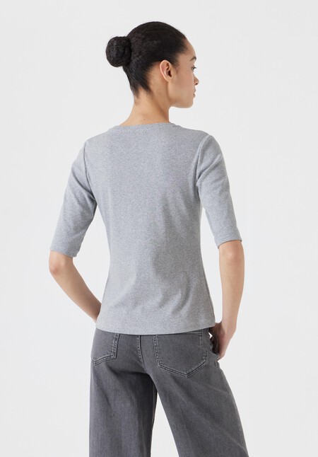 Slim Fit Ribbed T-Shirt