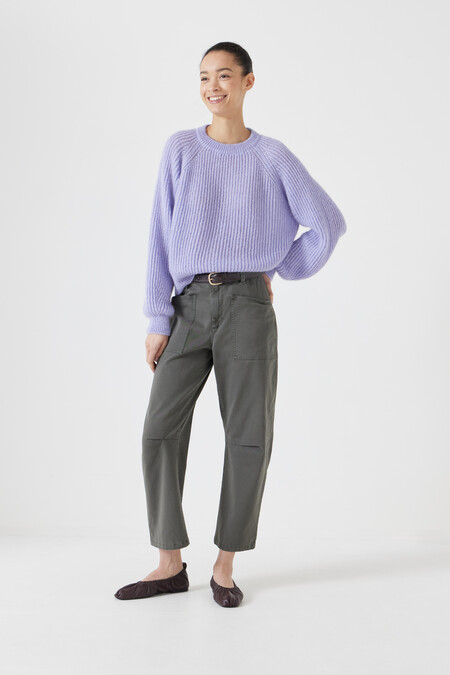 Fluffy Rib Crew Jumper