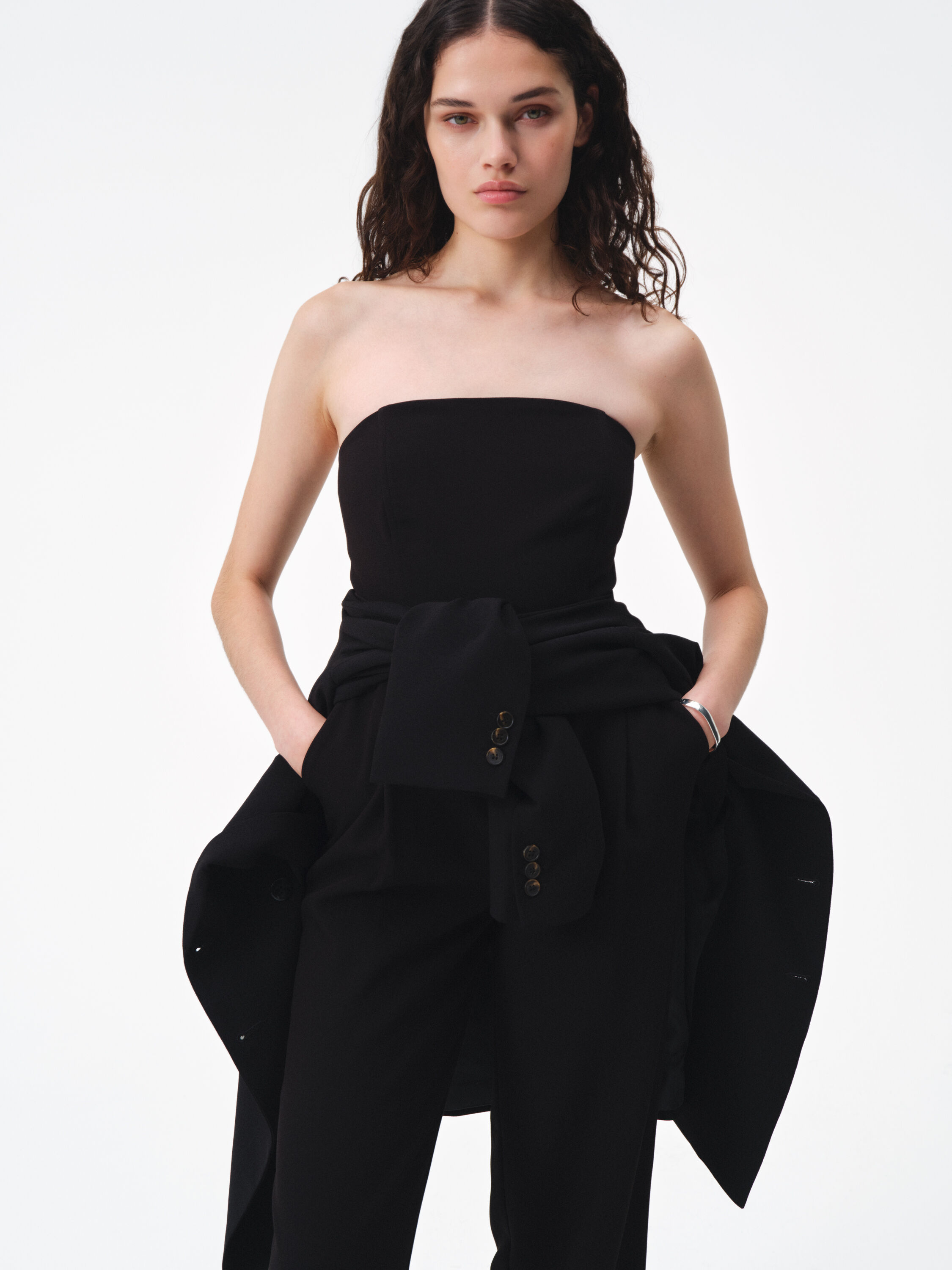 Strapless jumpsuit uk new arrivals