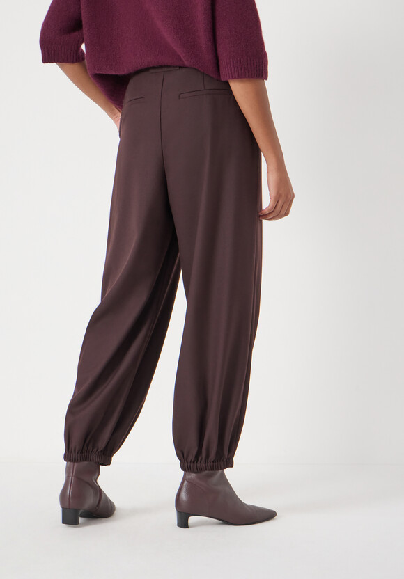 Adena Bubble Hem Wool Blend Trouser Adena Bubble Hem Wool Blend Trouser