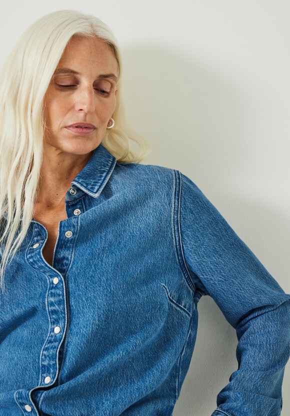 Danica Fitted Denim Shirt