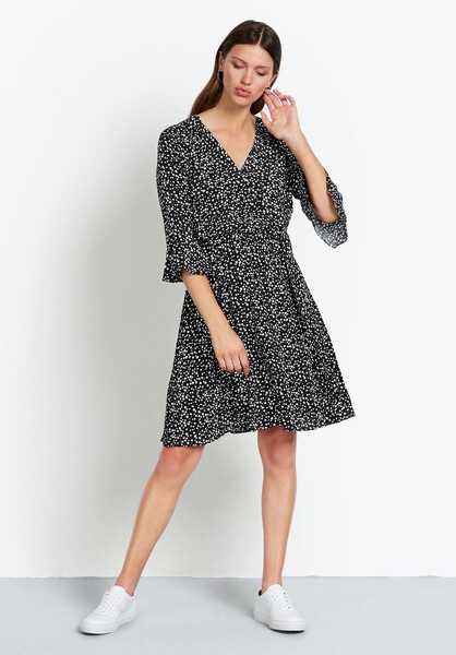 Frill Wrap Dress