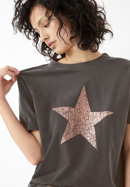 Faded Star Boxy Tee