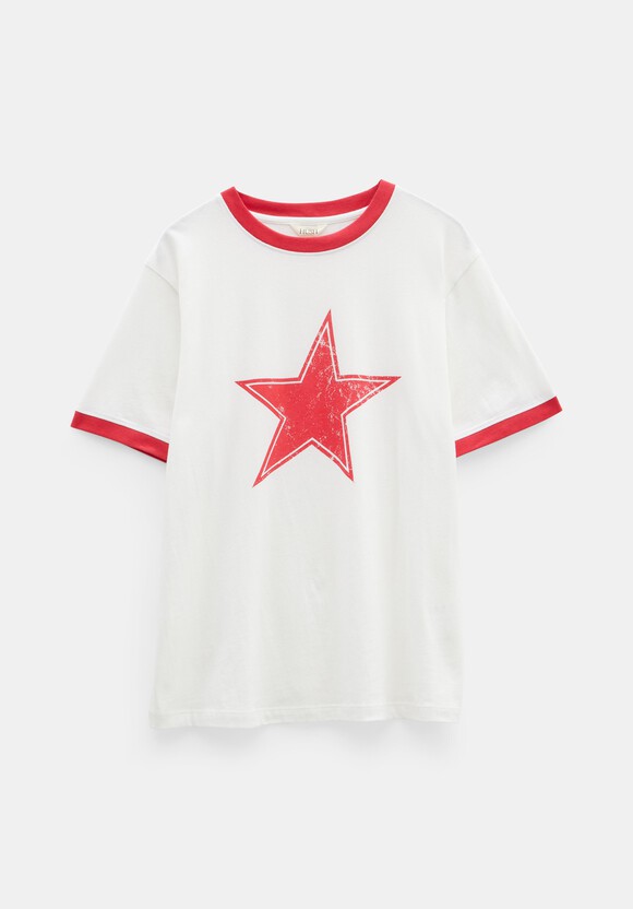 Shaan Star Ringer T-Shirt
