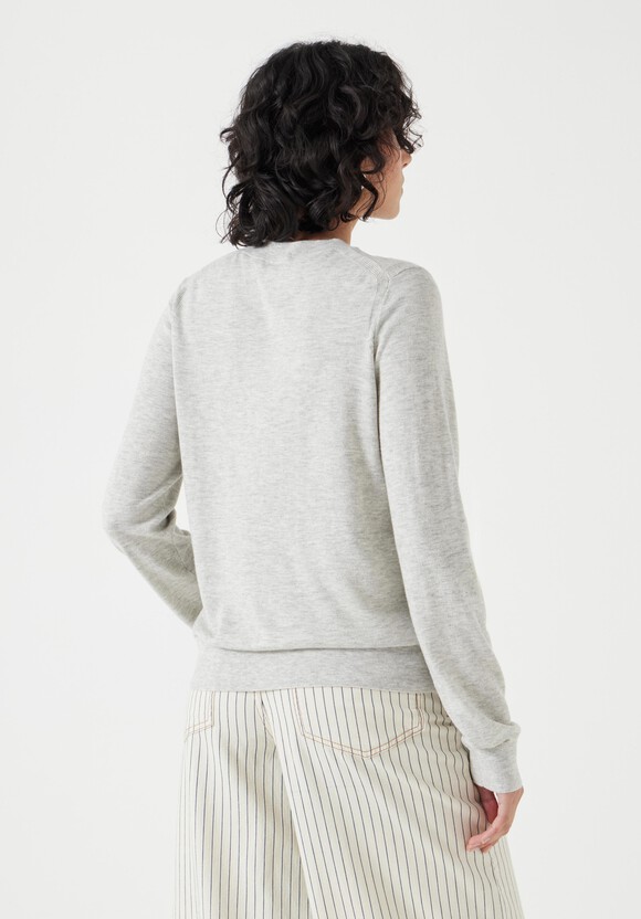 Fine Knit Wool Blend Jumper