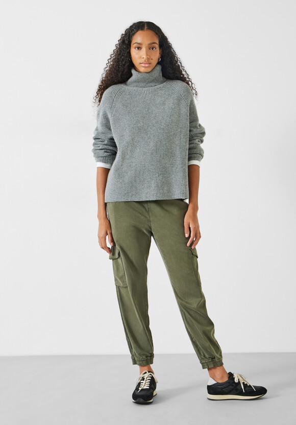 Washed Cargo Trousers