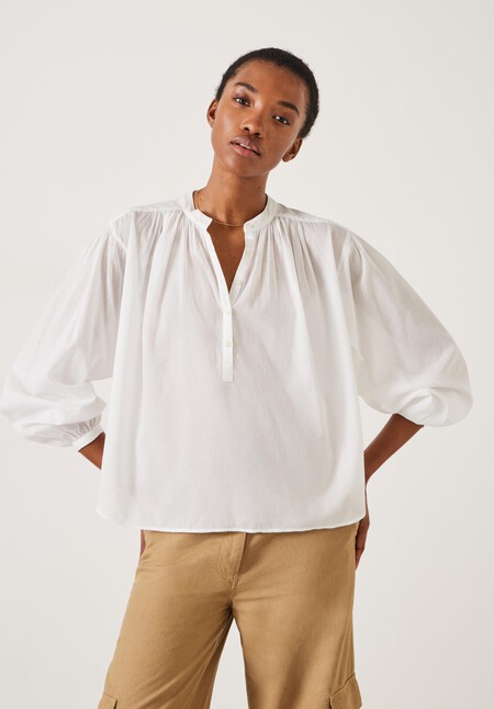 Lhea Oversized Gather Detail Blouse