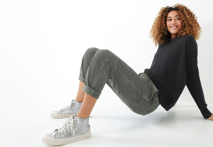 Elysia Suede Joggers