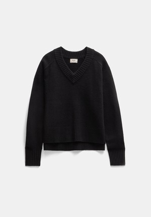 Erica Merino Wool V Neck Jumper