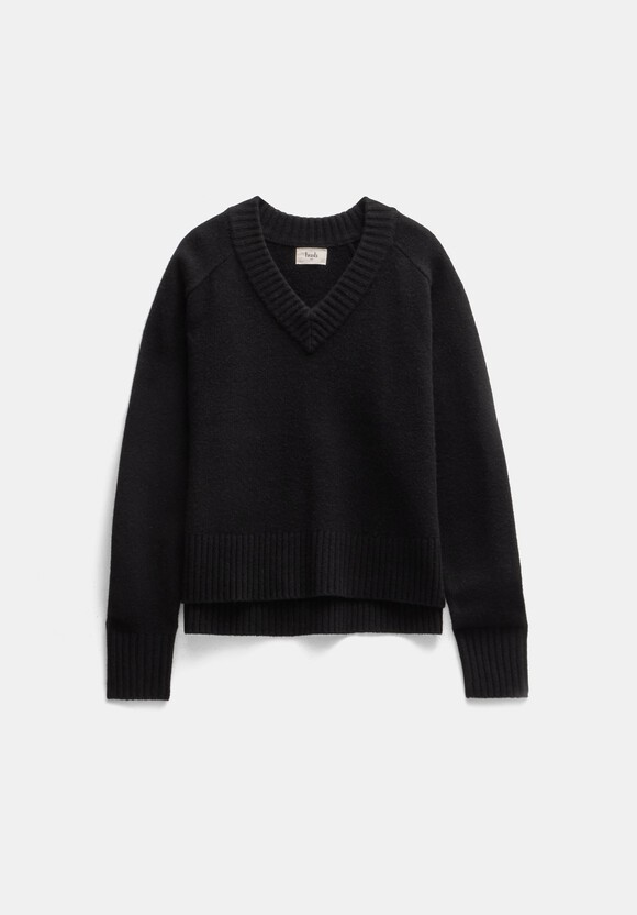 Erica Merino Wool V Neck Jumper