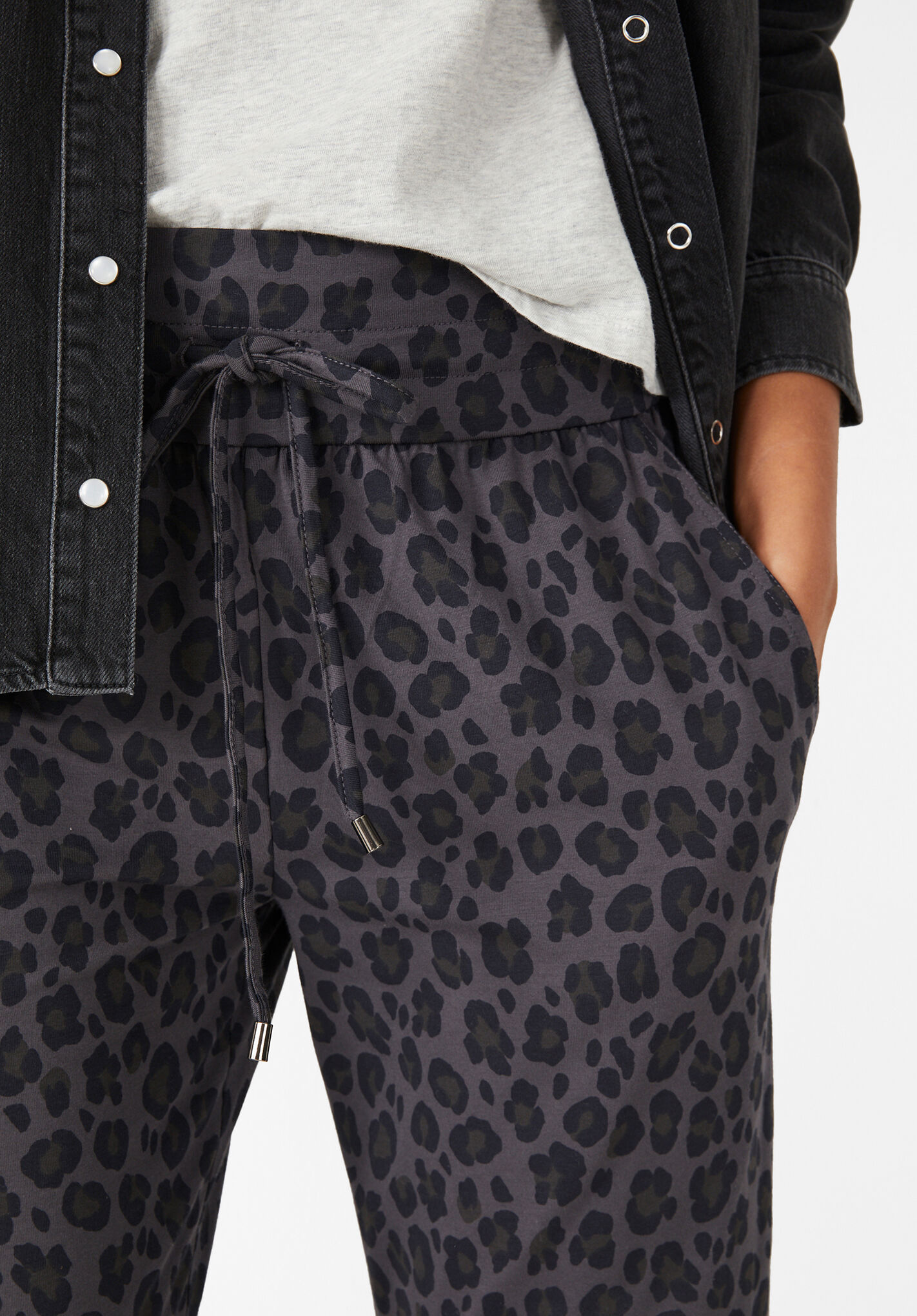 Amie printed jersey joggers Outlet