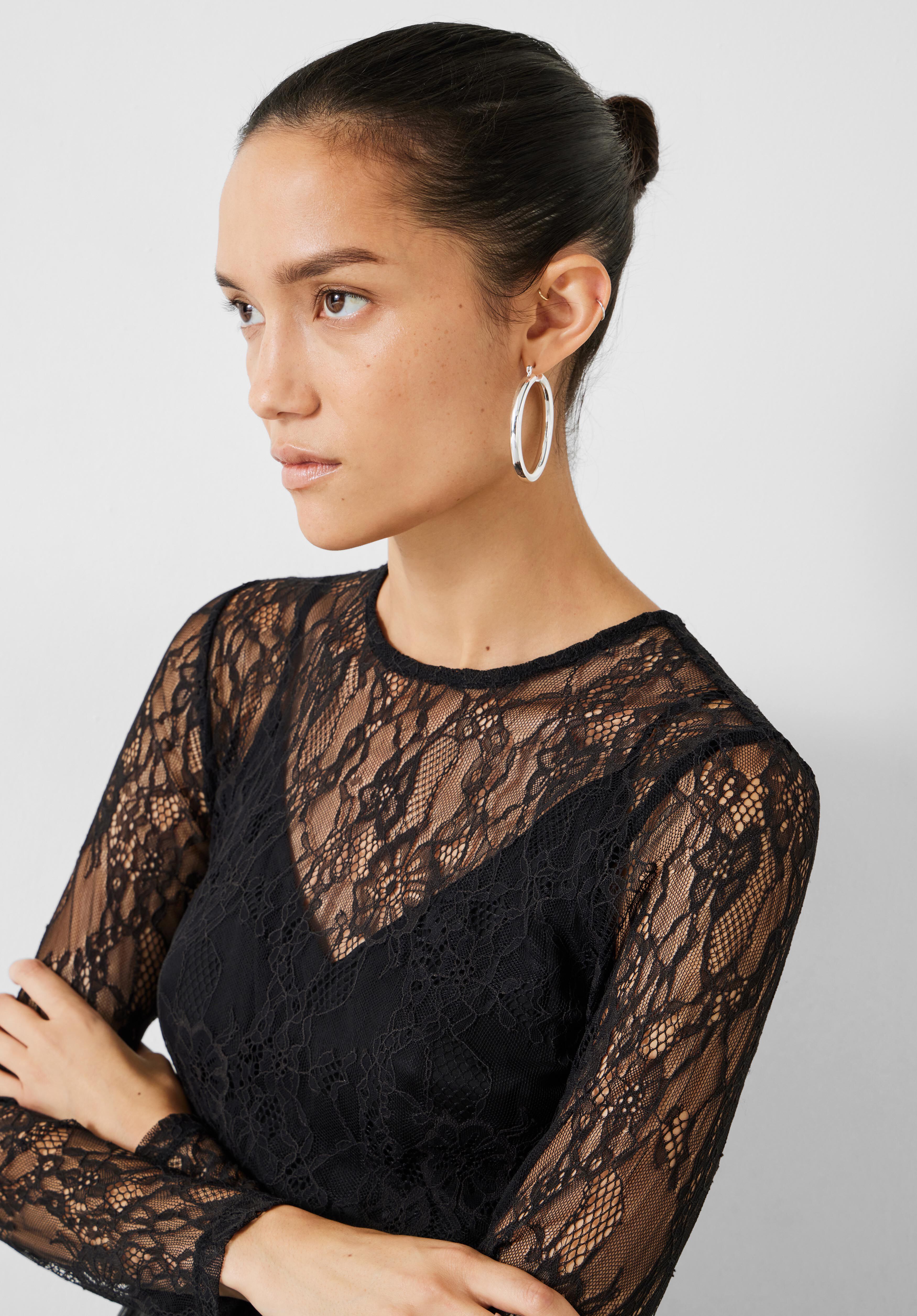 Ruched Detail Asymmetric One Shoulder Crop Top And Low Rise Maxi Skirt  Co-Ord Set In Black Slinky | EGO