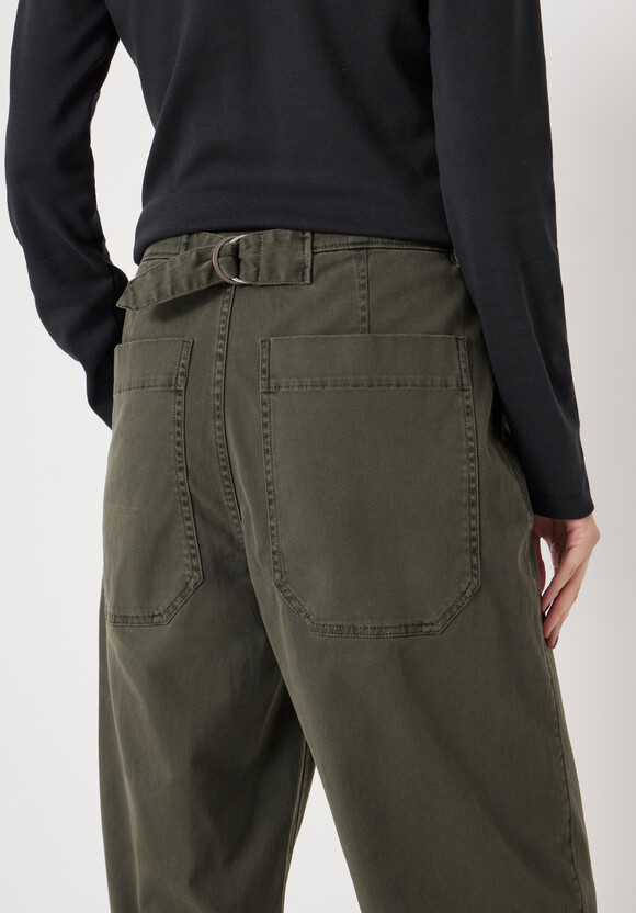 Tapered Leg Casual Trousers