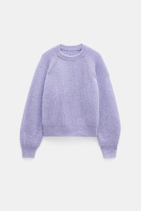 Fluffy Rib Crew Jumper