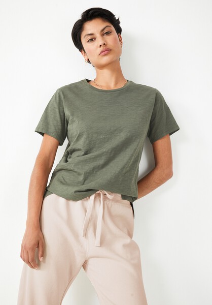 Cali Cotton Slub Crew Tee