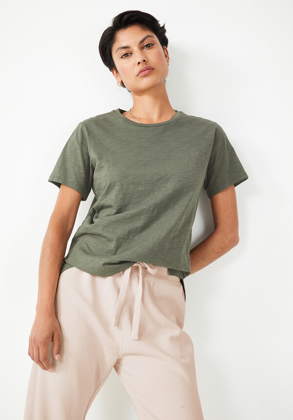 Cali Cotton Slub Crew Tee