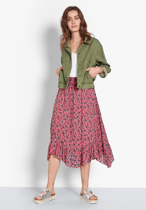 Rhonda Printed Midi Skirt