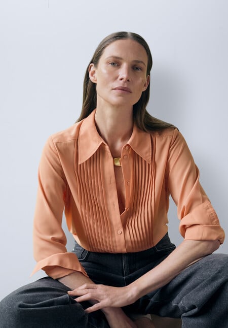 Tuxedo Sheer Shirt