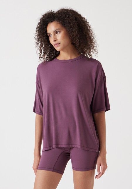 Ribbed Viscose Boxer Short Pyjamas Set