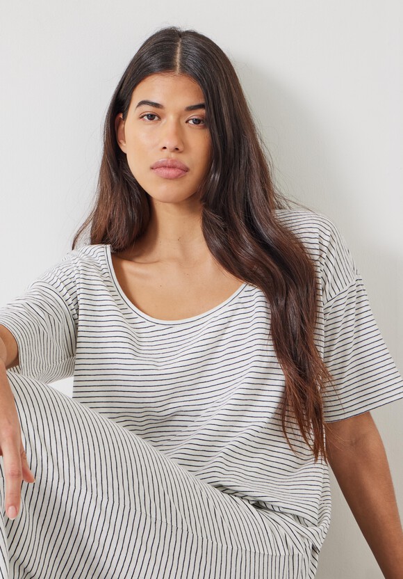 Ezra Striped Jersey Pyjama Set