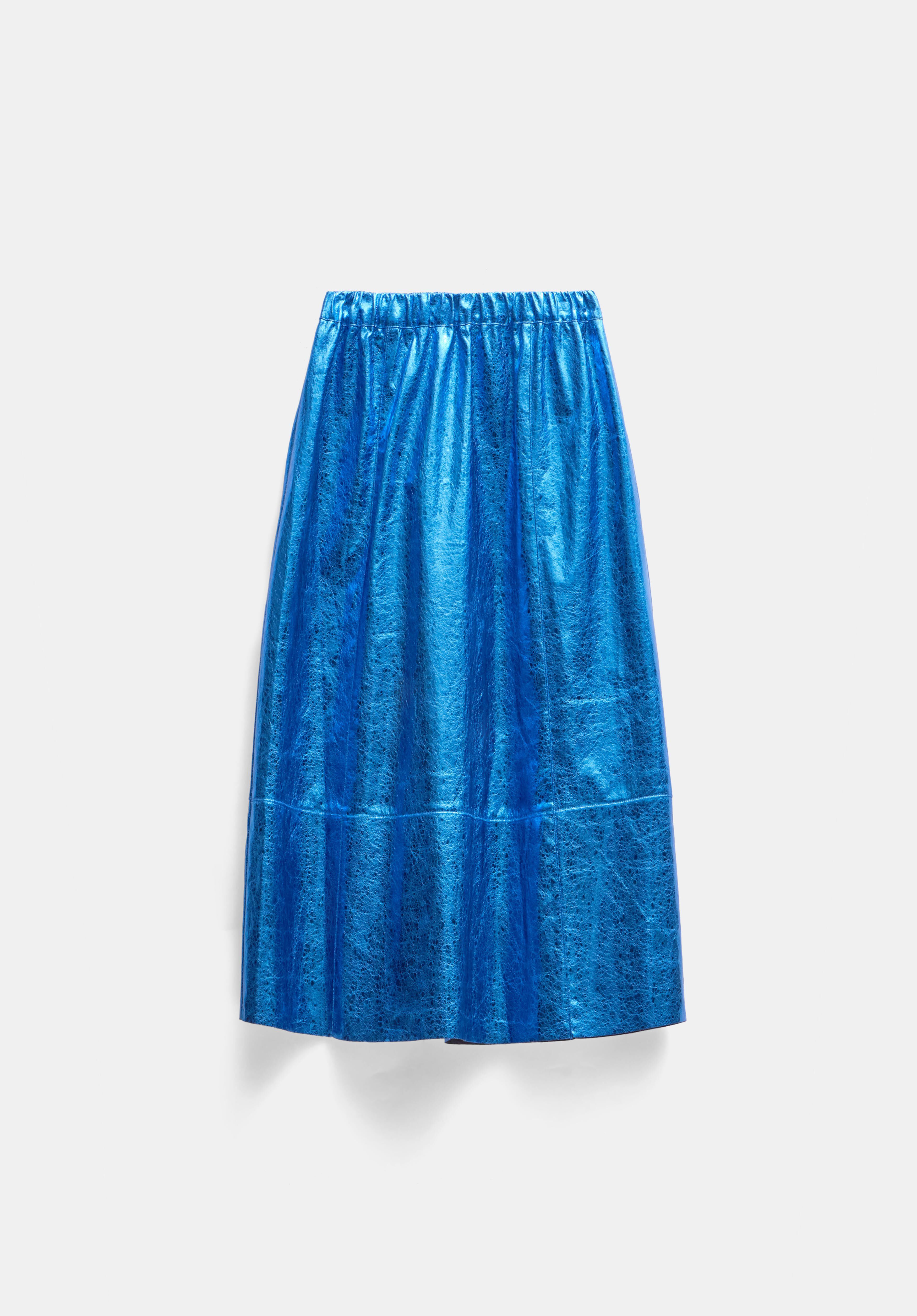 Crackled Patent Skirt