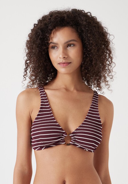 Crinkle Ring Bikini Top
