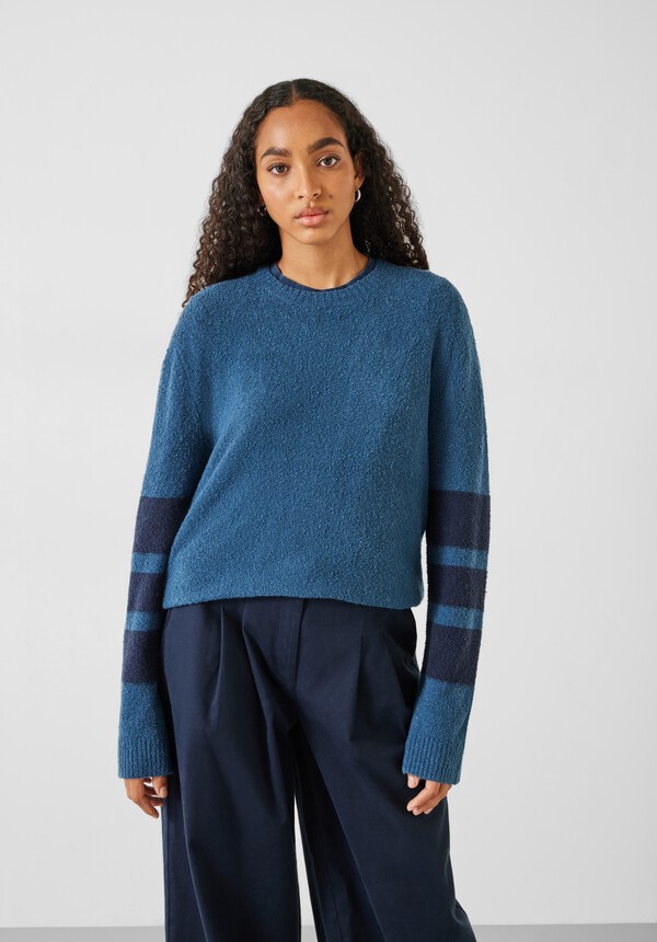 Bellata Sleeve Stripe Knitted Jumper