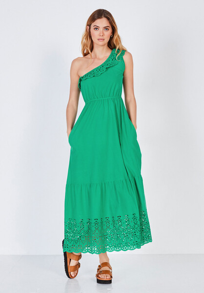 Adina Broiderie Maxi Dress