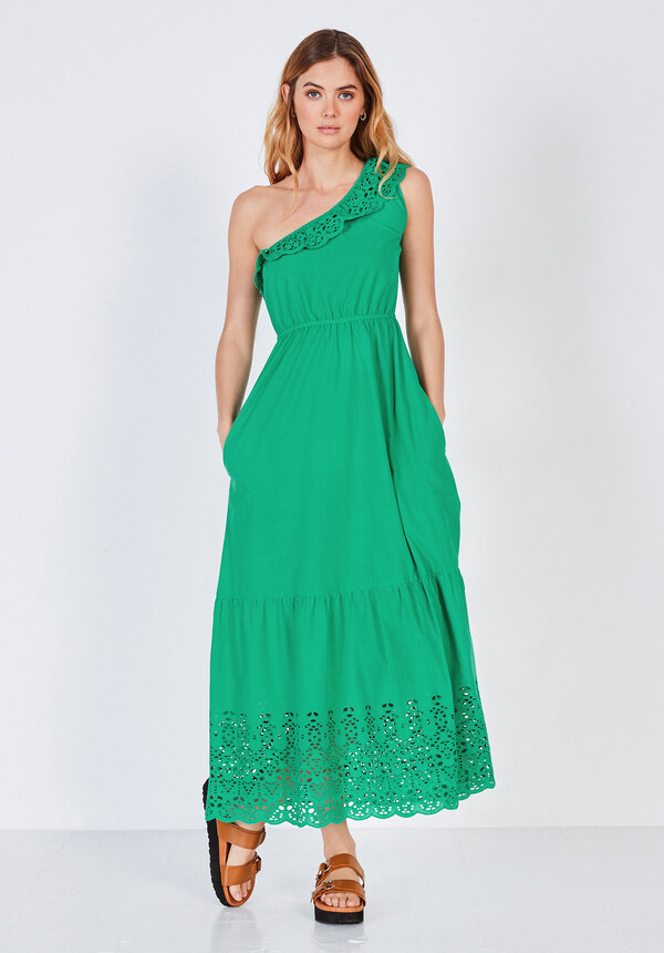 Adina Broiderie Maxi Dress