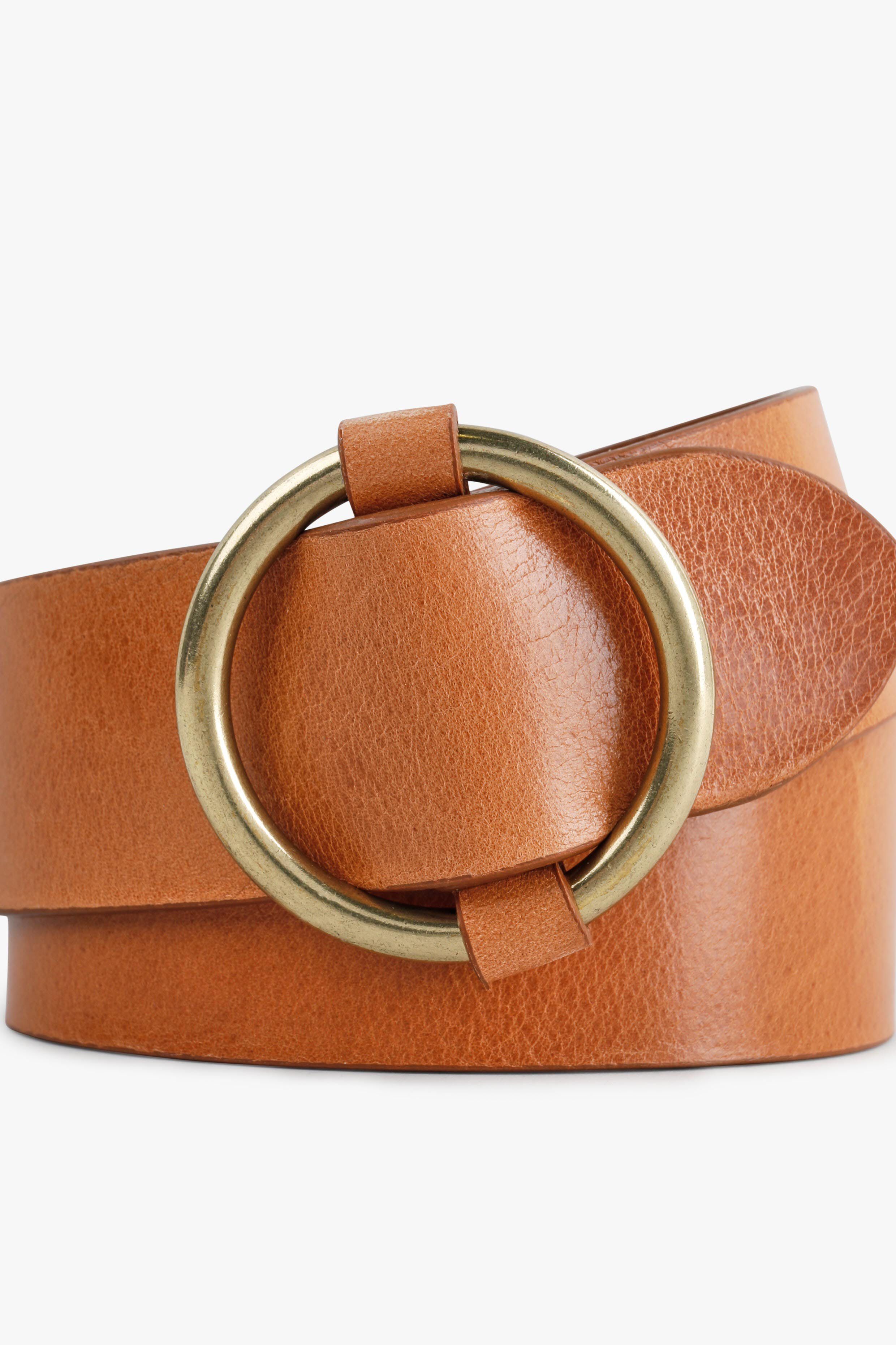 tan leather belt womens