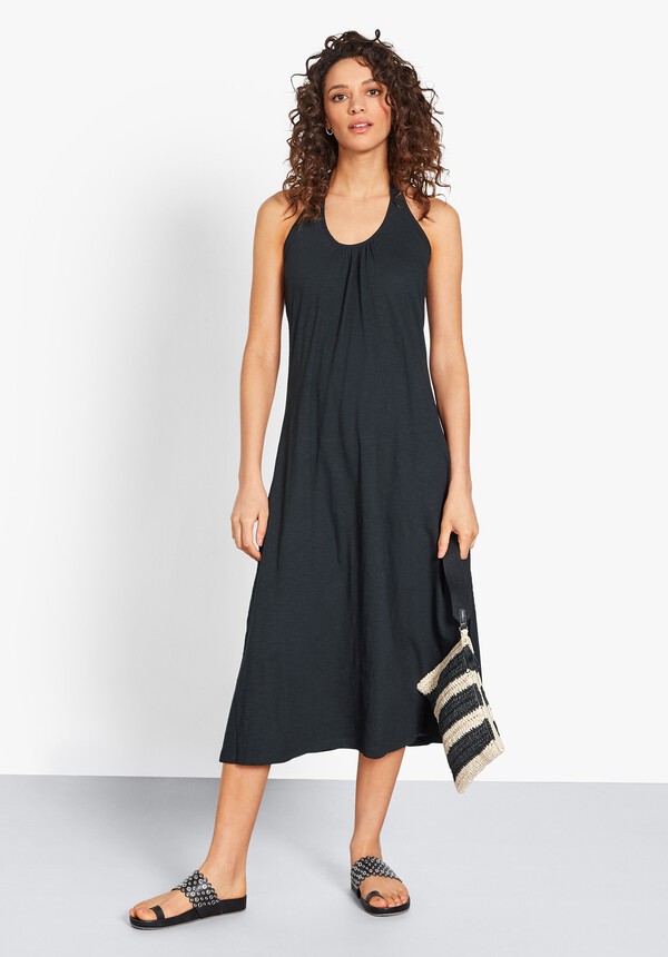 Halter Neck Cotton Dress