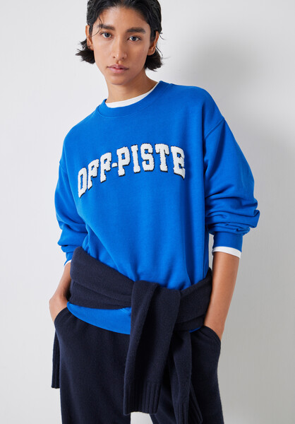 Off-Piste Towelling Graphic Sweatshirt