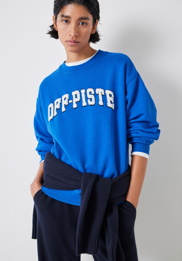 Off-Piste Towelling Graphic Sweatshirt
