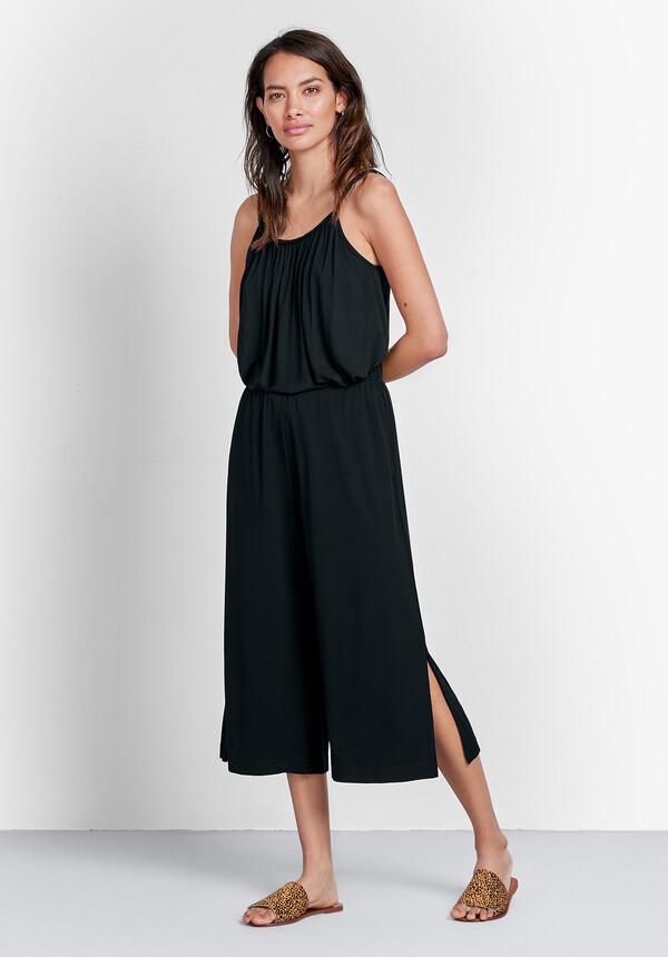 Wide-Leg Jersey Trousers