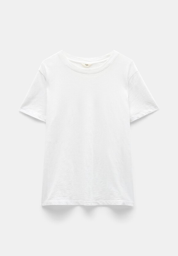Hattie Cotton Slub Crew Neck T-Shirt