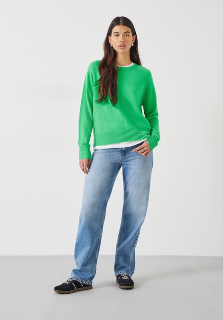 Charlie Saddle Shoulder Cashmere Jumper