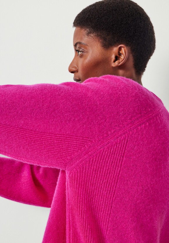 Jasmine Cashmere Rib Detail Jumper