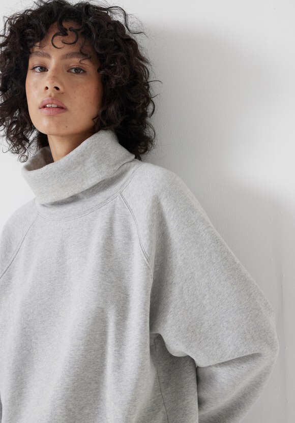 Cowl Neck Sweatshirt