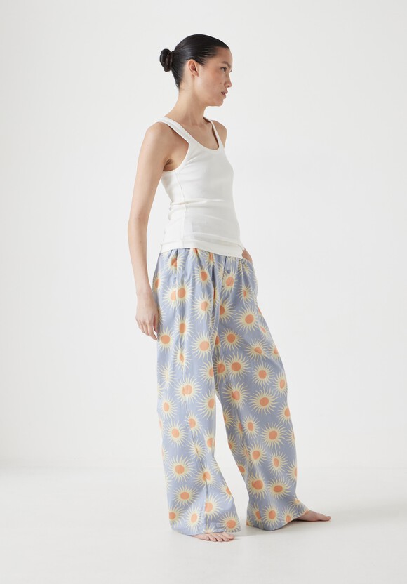 Cotton Sateen Vest Pyjamas Set
