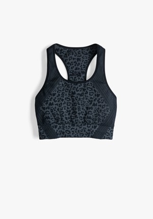 Two Tone Seamless Sports Bra