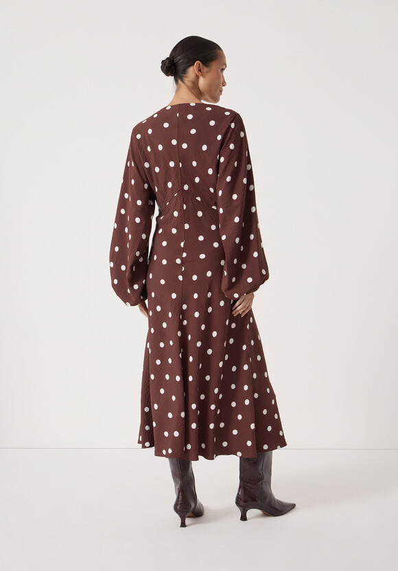 Grace V-Neck Long Sleeve Dress