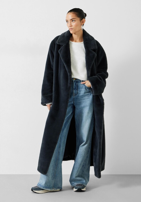 Jolene Faux Fur Belted Coat